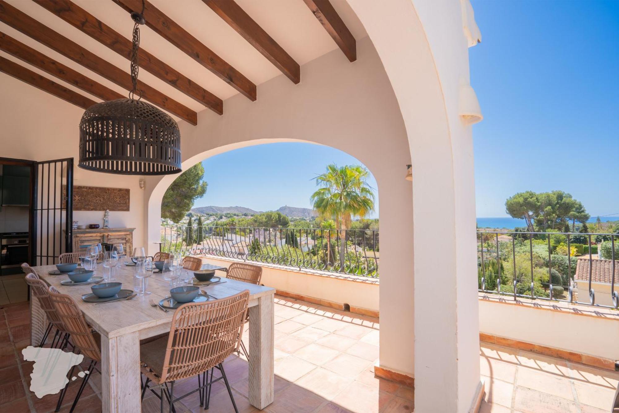 Вилла Costablancadreams Casa La Cereza In Морайра Экстерьер фото